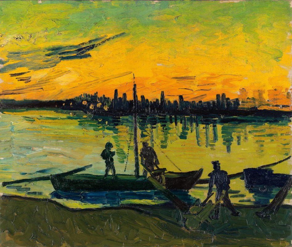 Los descargadores de Arlés, Van Gogh, 1888.