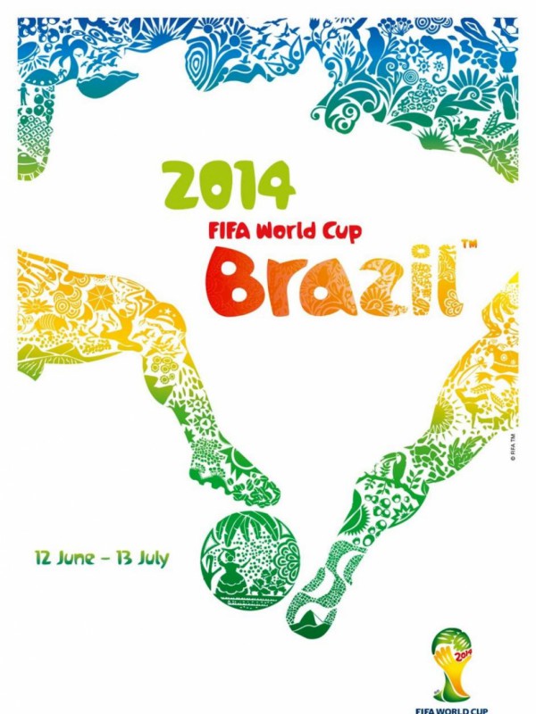 Cartel del Mundial de Brasil 2014