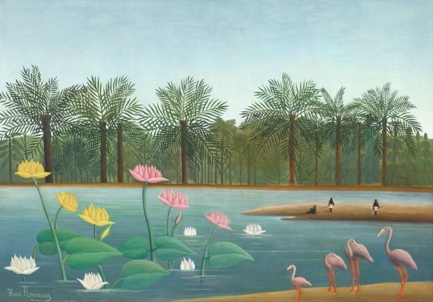 Les Flamants, de Henri Rousseau , 1910 
