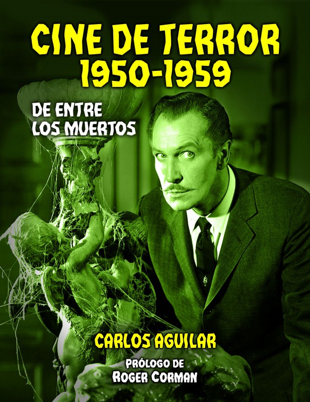 Portada del libro Cine de terror 1950-1959. De entre los muertos. Desfiladero Ediciones.