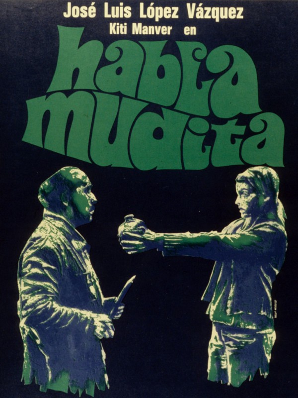 Cartel de "Habla, mudita".