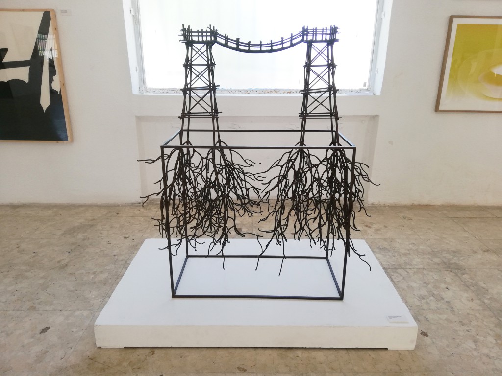 Obra de Fernando Suárez Reguera en la exposición.