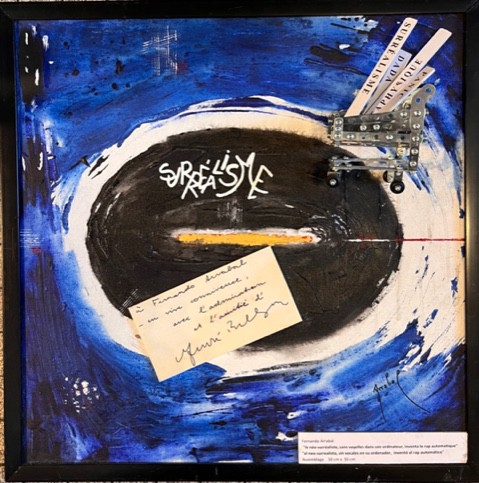 'Poema plástico de fa (50 cm x 50 cm, óleo con técnica mixta)'