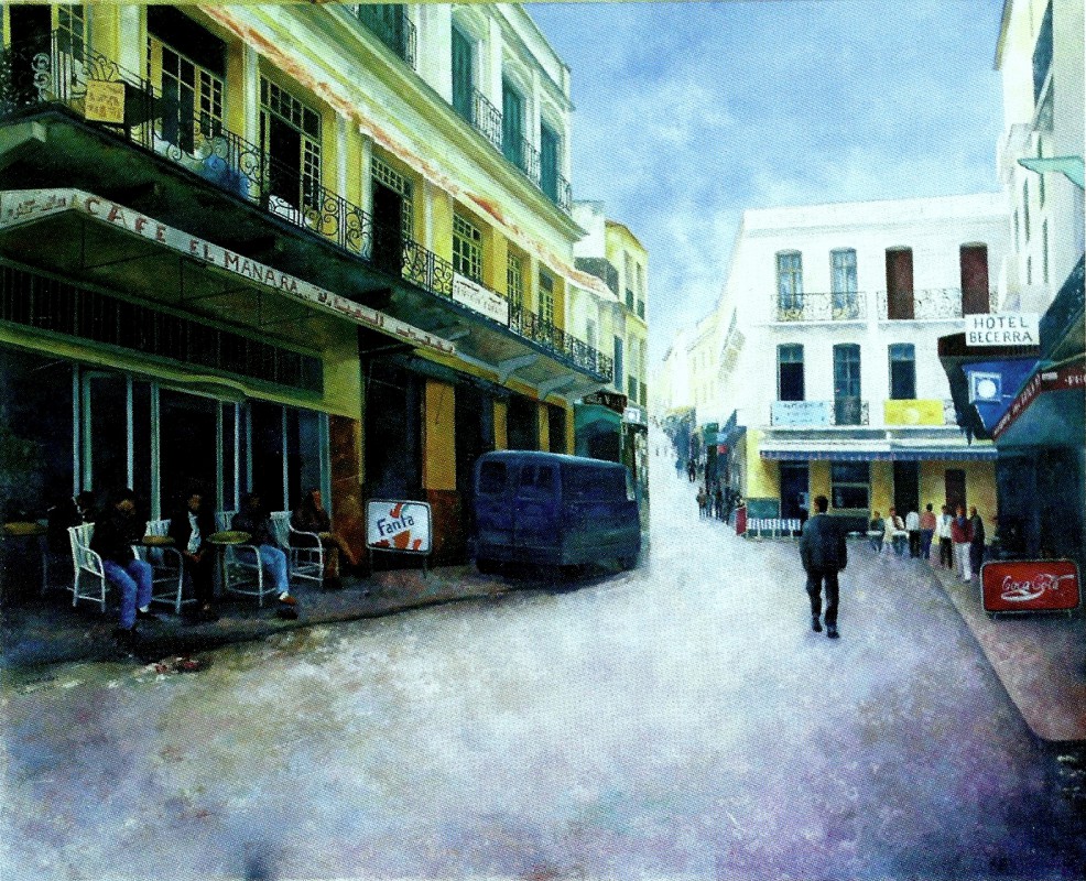 Plaza del Zoco Chico. Óleo sobre lino (2001)