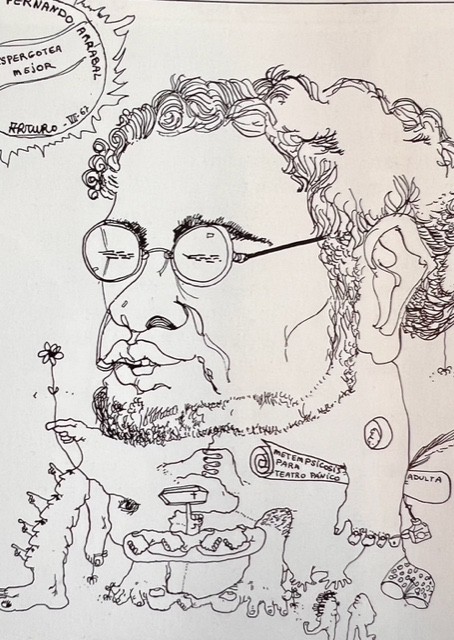 Dibujo de ARTURO RUBÍN DE CELIS, 1967.
