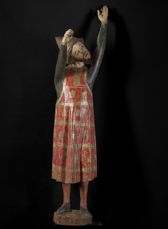  Nicodemo, perteneciente a un Descendimiento Anónimo castellano Madera policromada Último cuarto del siglo XIII Madrid, Museo Nacional del Prado