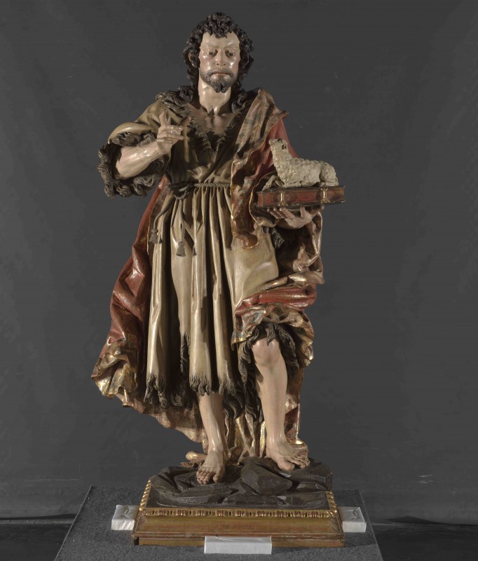 San Juan Bautista Juan de Mesa y Velasco Madera policromada, 168, 3 x 81 x 71 cm. Peso 79. 2Kg 1623-1627 Madrid, Museo Nacional del Prado