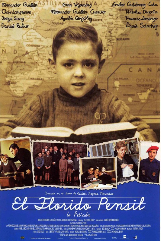 Cartel promocional de El florido pensil (Juan José Porto, 2002).