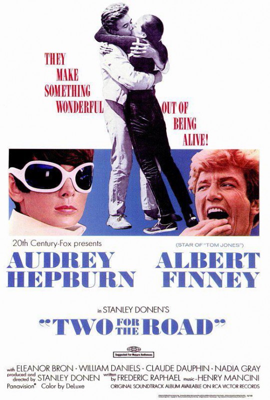 Cartel promocional de Dos en la carretera (Stanley Donen, 1967).