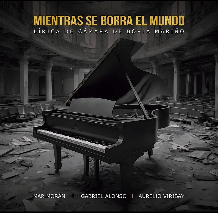 Portada del disco Mientras se borra el mundo (Odradek, 2024).