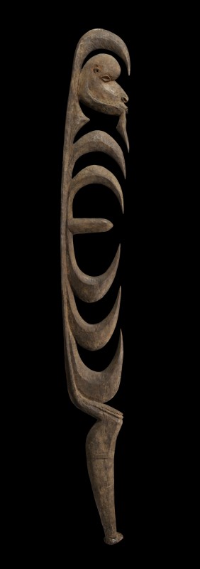  «Yipwon» (figura de espíritu) del río Sepik, Papúa Nueva Guinea. 1900-1950. Madera. © The Trustess of the British Museum 