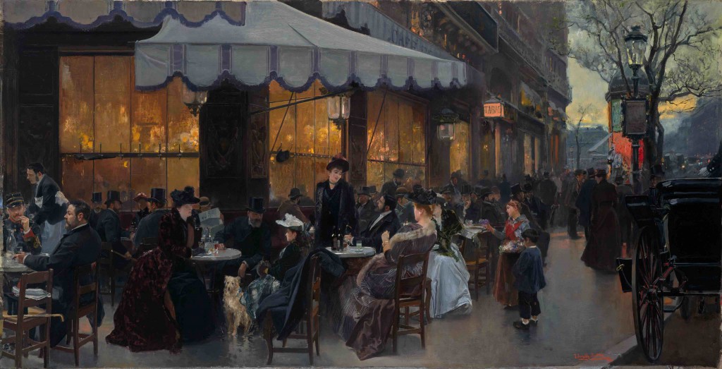 Boulevard de París (1890), Joaquín Sorolla. Óleo sobre lienzo. Colección particular.