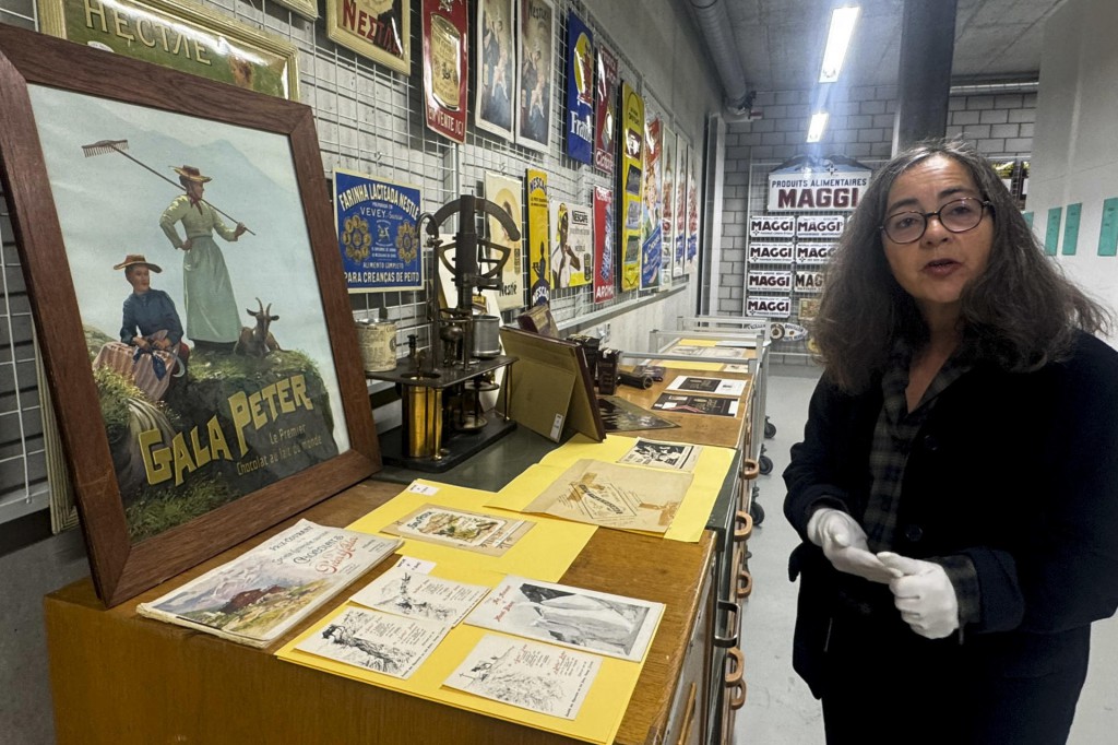 La historiadora de Nestlé Lisane Lavanchy. Foto: Efe