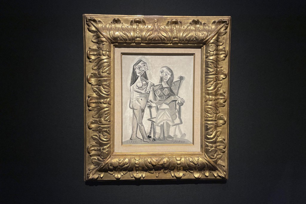  Imagen de la obra 'Nu debout et femmes assises' (1939). Foto: EFE/Luis Campello