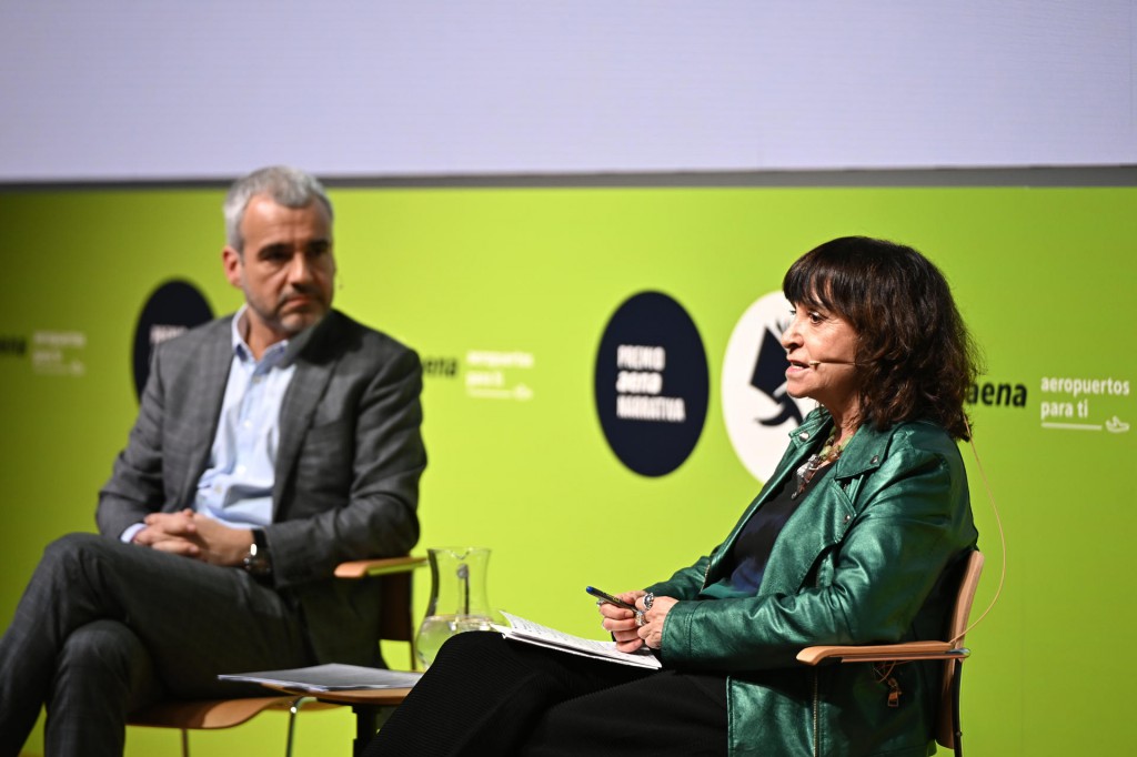 Maurici Lucena y Rosa Montero | EFE