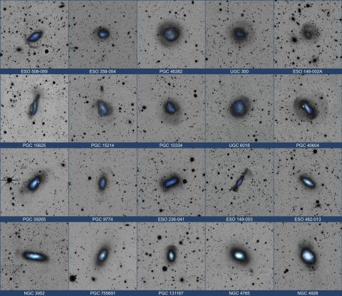 Catálogo de galaxias enanas. Foto: Instituto de Astrofísica de Andalucía