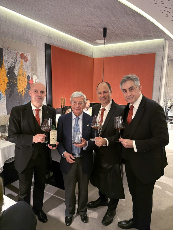 Rafael Anson con Luis Miguel Polo, Raúl Revilla y Roberto Jiménez