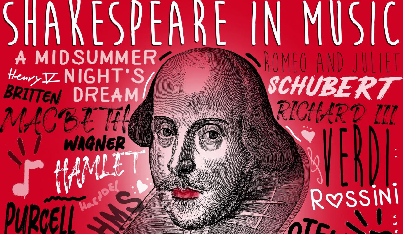 Cartel del ciclo Shakespeare in music.