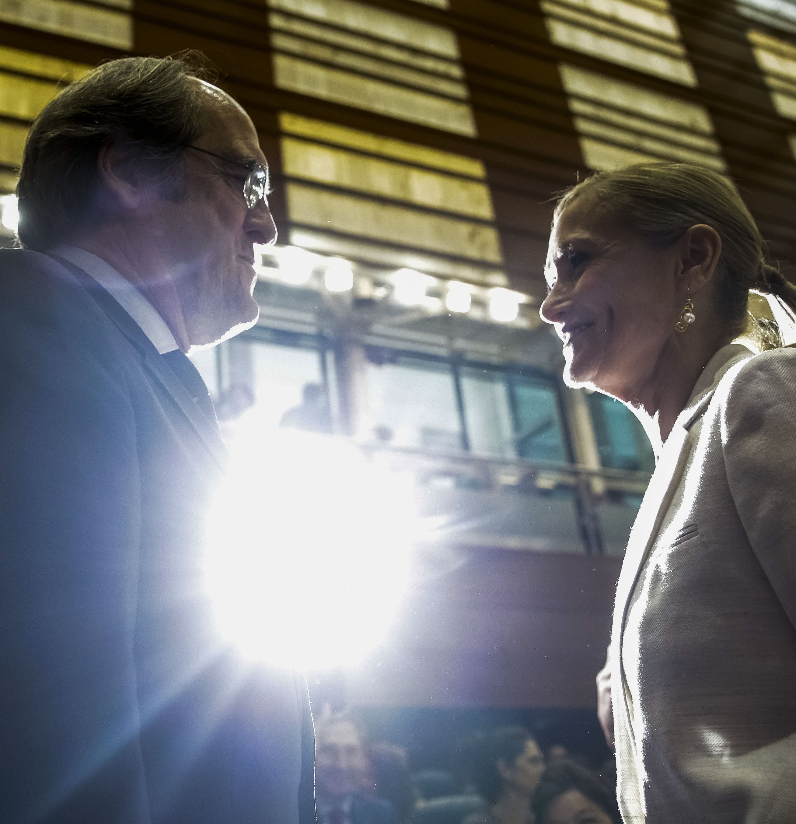 Cristina Cifuentes y Ángel Gabilondo. Efe