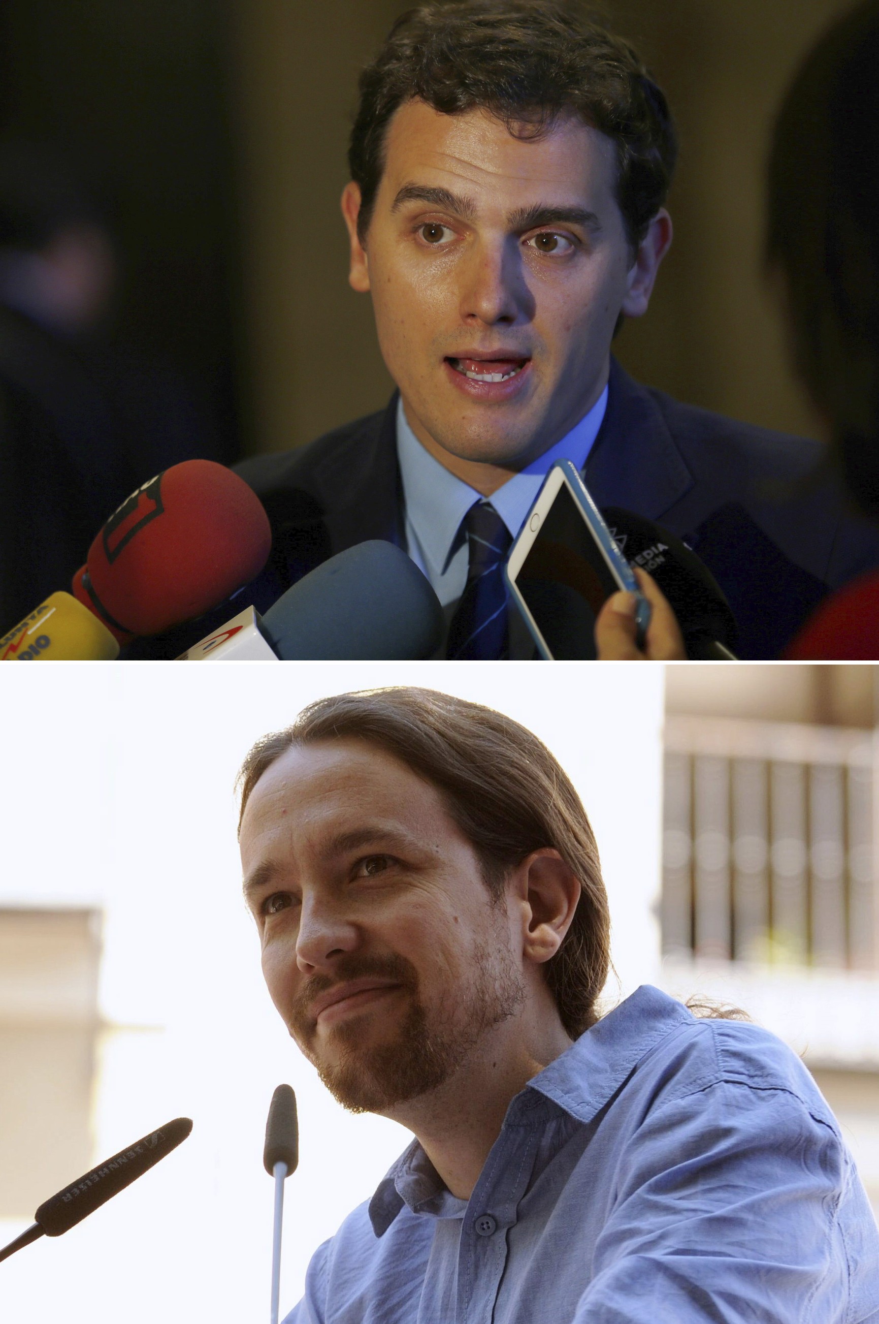 Albert Rivera y Pablo Iglesias. Efe