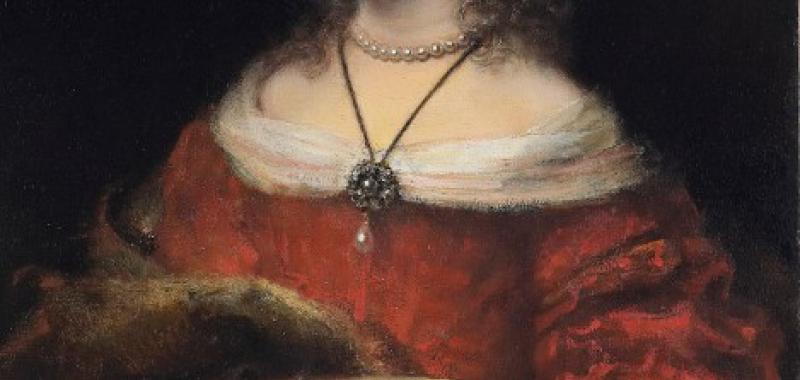 Portrait of a Lady with a Lap Dog