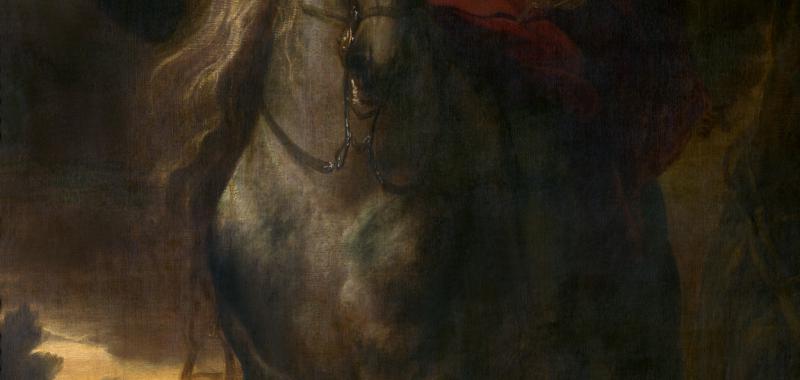 Retrato ecuestre de Cornelis de Wael, Van Dyck
