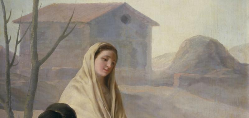 Mujer con dos muchachos en la fuente (''Los pobres en la fuente''), Goya