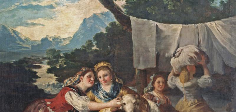 Las lavanderas, Goya