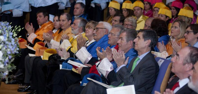 Asistentes a la ceremonia de investidura