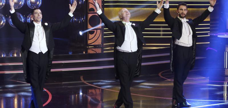 Una de las actuaciones musicales de la gala ha sido un baile de claqué. Efe