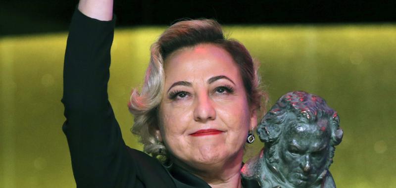 La actriz Carmen Machi recibe el premio a la Mejor Interpretación Femenina de Reparte por 'Ocho apellidos vascos'. Efe