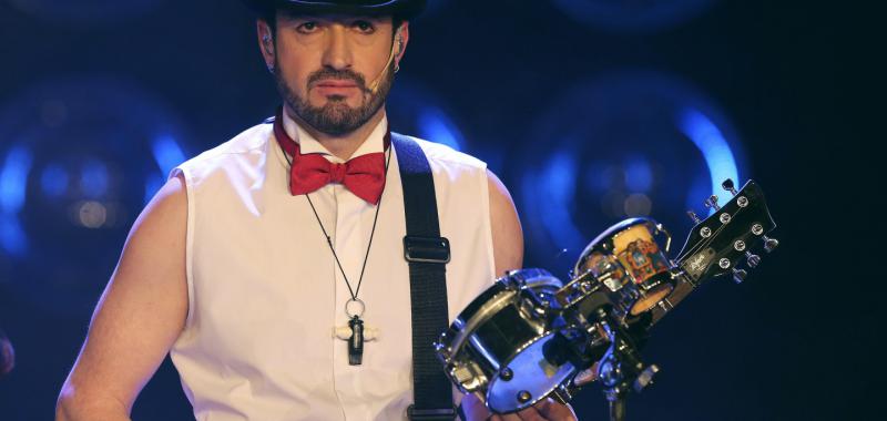 El actor Alex O´Dogherty, durante la gala. Efe