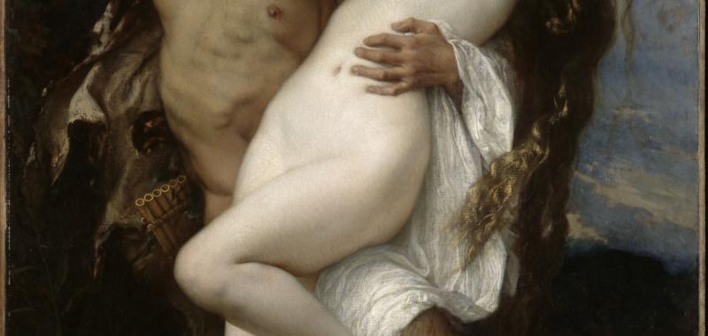 Ninfa raptada por un fauno, Cabanel