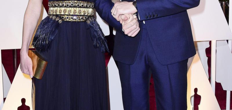 El actor británico, Eddie Redmayne y su mujer, Hannah Bagshawe 