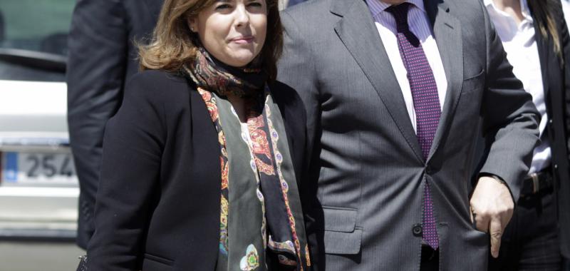 Soraya Saénz de Santamaría y José Ignacio Wert