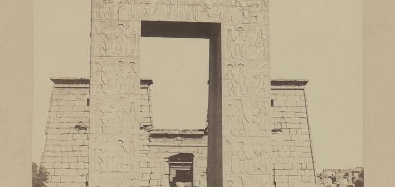 Pilón del templo de Karnak (1890)