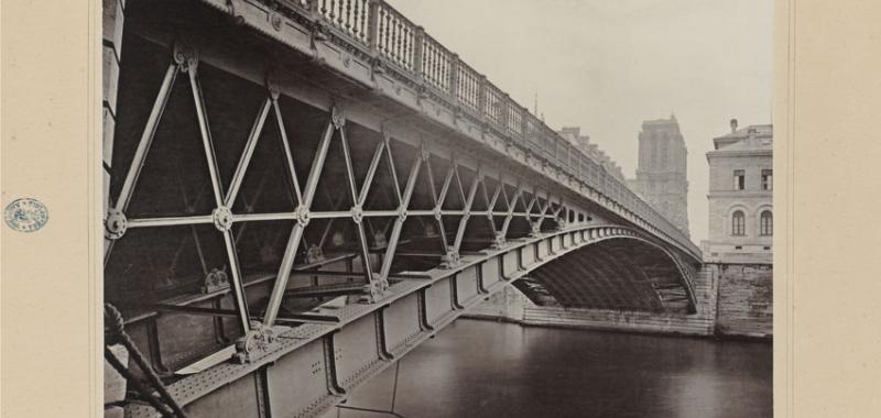 Le pont d'Arcole (1883)