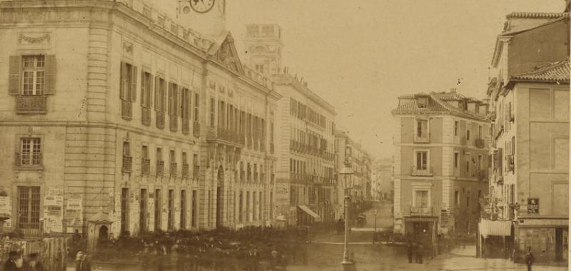 Puerta del Sol, Madrid (1857)