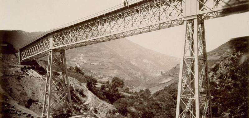 Inauguración de la línea de Asturias (1884)