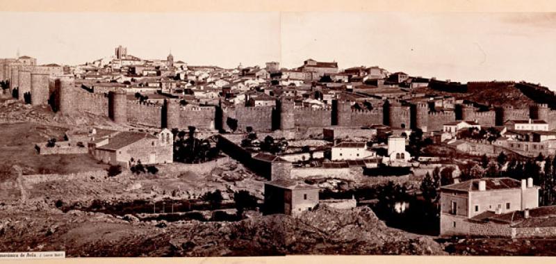 Vista panorámica de Ávila (1864)
