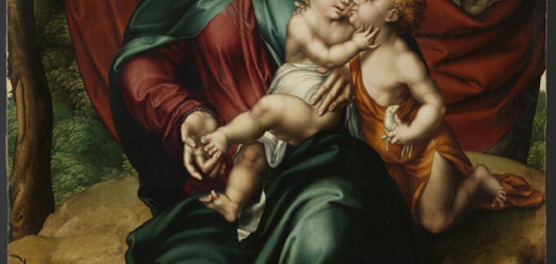 La Virgen con el Niño y san Juanito