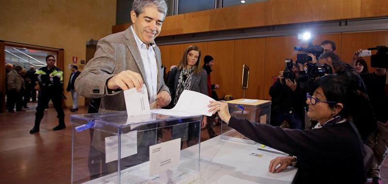 El El cabeza de lista de Democràcia i Llibertat (DiL), el convergente Francesc Homs
