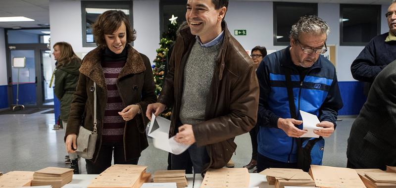 El candidato de UPYD a la presidencia del Gobierno, Andrés Herzog