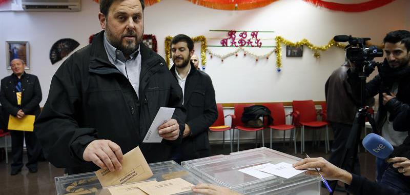 El líder de ERC, Oriol Junqueras