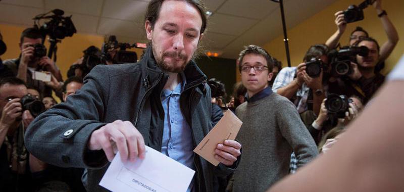 El candidato de Podemos a la Presidencia del Gobierno, Pablo Iglesias