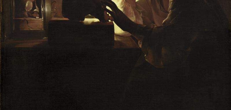 La Magdalena penitente del espejo 