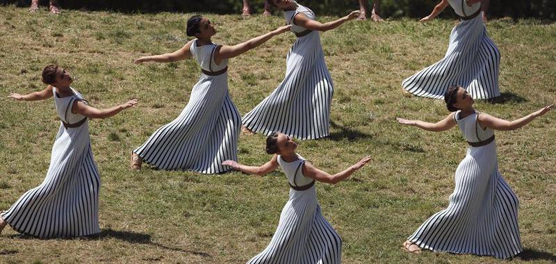 CEREMONIA DEL ENCENDIDO DE LA ANTORCHA OLÍMPICA