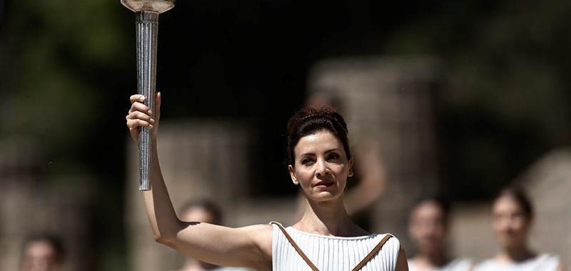 CEREMONIA DEL ENCENDIDO DE LA ANTORCHA OLÍMPICA