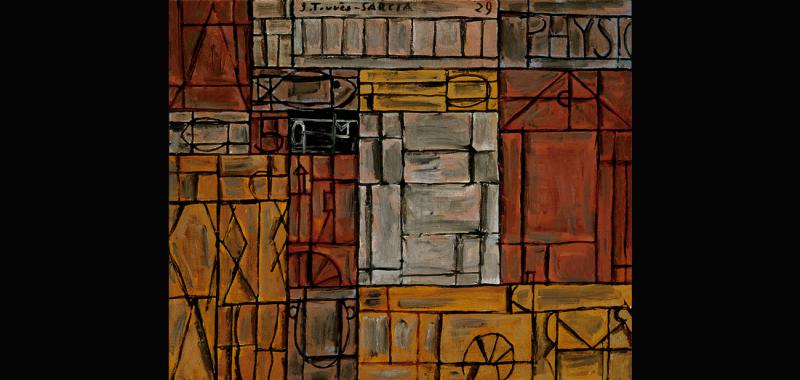 Joaquín Torres-García (Uruguayo. 1874–1949). Physique. 1929. Óleo sobre lienzo. Colección Telefónica. © Sucesión Joaquín Torres-García, Montevideo 2016