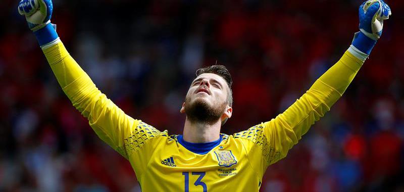 De Gea salvó el empate en el descuento tras un partido sin apenas trabajo.